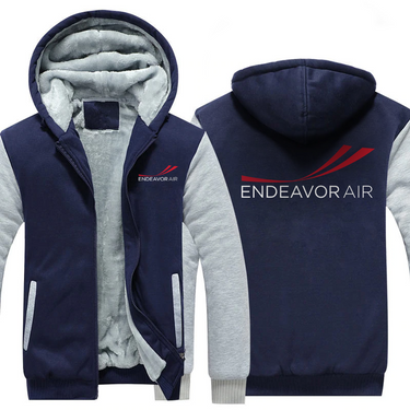 ENDEAVOR AIRLINES JACKETS FLEECE SWEATSHIRT